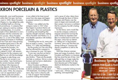 Akron Porcelain & Plastics 5th Generation